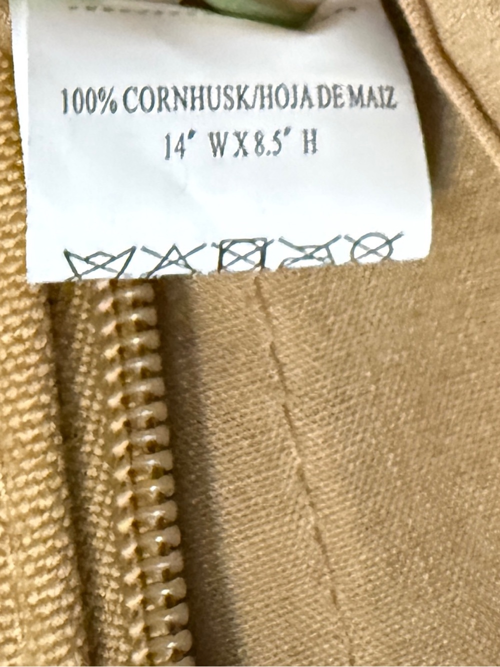 Capelli Straworld Gold Woven Top Bead-Handle Tote Bag Vintage - Picture 14 of 16